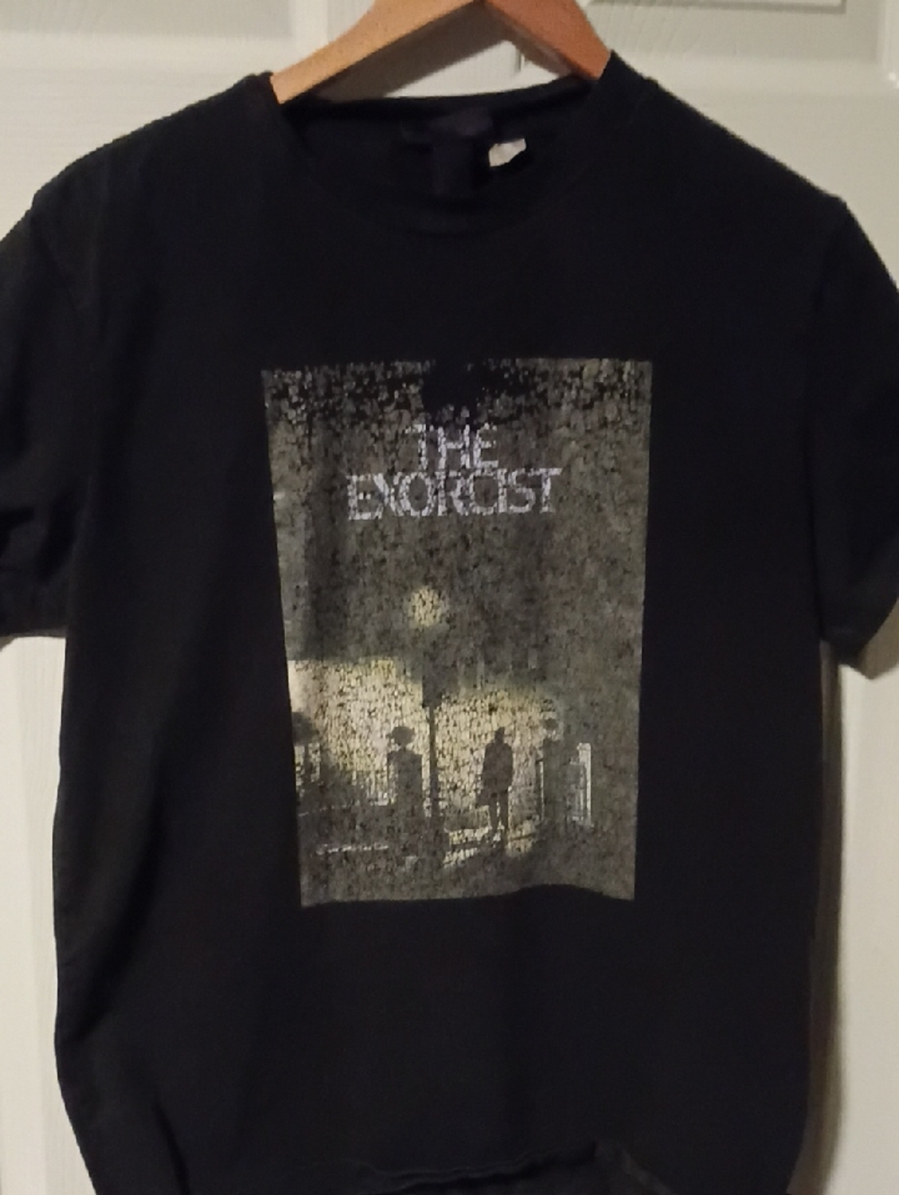 H&M Black Short Sleeve 'The Exorcist' Graphic Tee